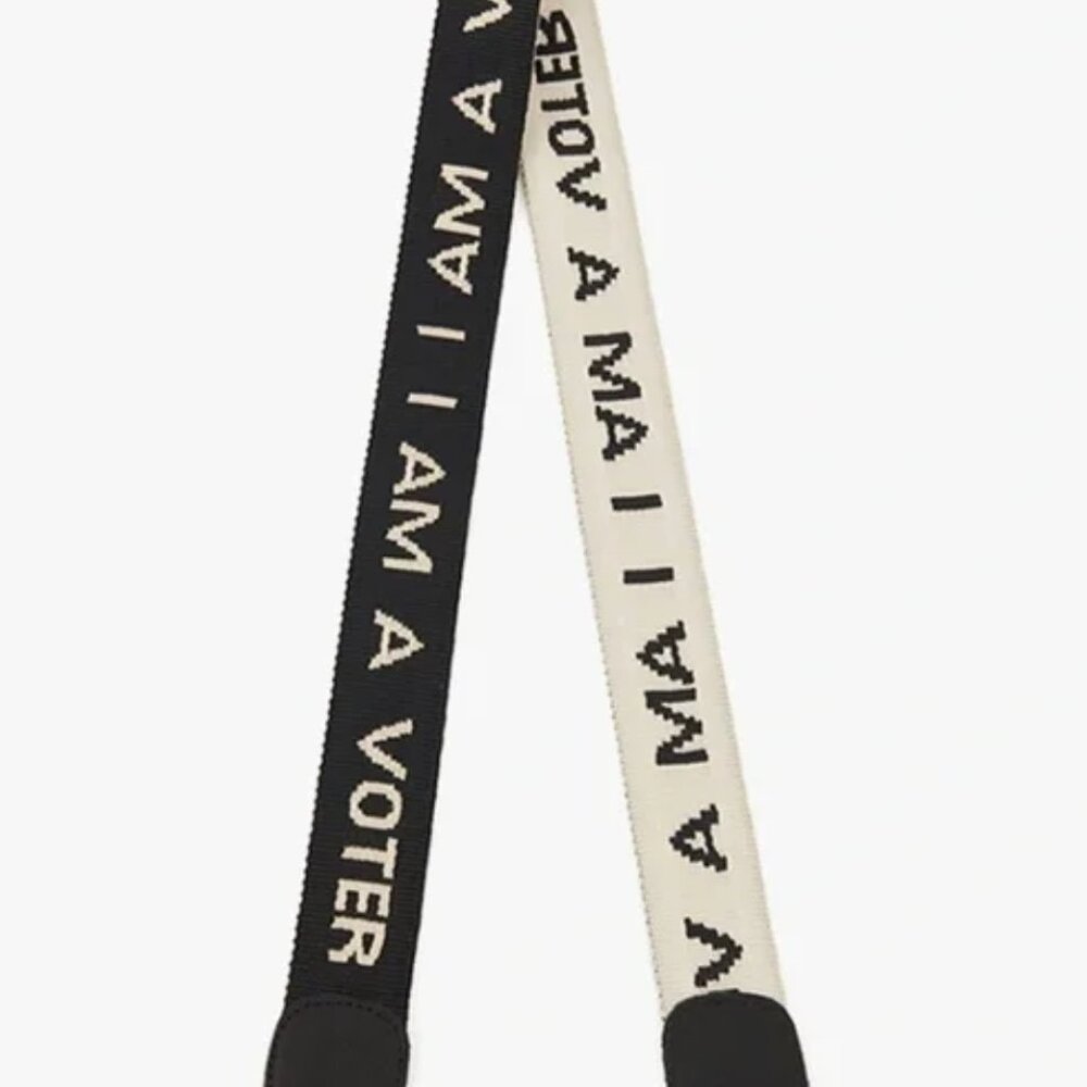 CLARE V * I AM A VOTER STRAP * CLARE VIVIER CROSSBODY STRAP
